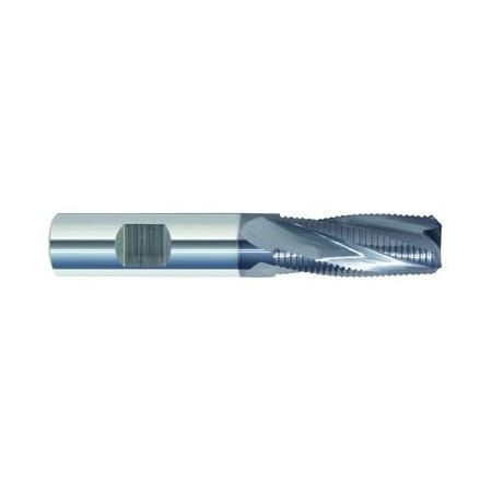 End Mill, Center Cutting Regular Length Single End, Series 5971T, 12 Cutter Dia, 0025 Corner Ra